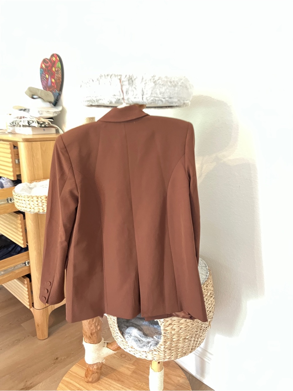 Camila Coelho Morena blazer in dark chocolate - Picture 3 of 6